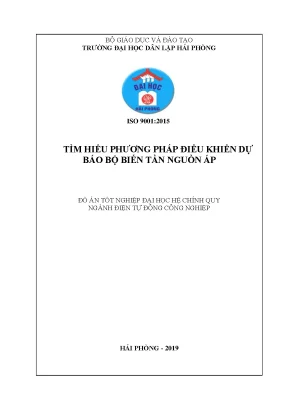 Khoá luận tốt nghiệp tìm hiểu phƣơng pháp điều khiển dự báo bộ biến tần nguồn áp