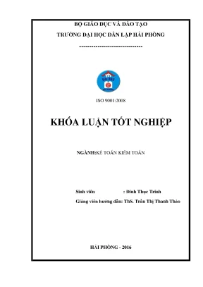 Khoá luận tốt nghiệp hoàn thiện công tác kế toán doanh thu chi phí và xác định kết quả kinh doanh tại công ty tnhh thương mại vận tải hoàng quân