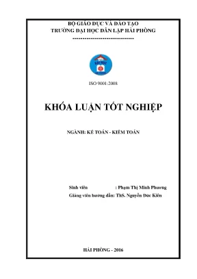 Khoá luận tốt nghiệp hoàn thiện tổ chức kế toán doanh thu chi phí và xác định kết quả kinh doanh tại công ty tnhh dịch vụ và du lịch anh đức