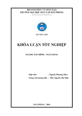 Luận văn biện pháp nâng cao chất lượng vay vốn hộ nghèo của phòng giao dịch huyện an lão chi nhánh hải phòng ngân hàng chính sách xã hội