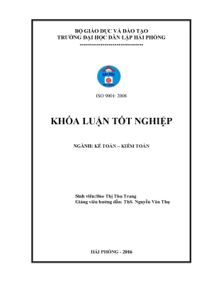 Luận văn hoàn thiện công tác kế toán hàng hóa tại công ty cổ phần k h v