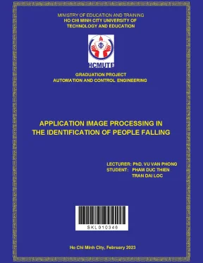 Luận văn thạc sĩ application of image processing in the identification of people falling