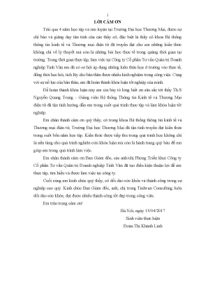 Luận văn phân tích thiết kế phần mềm histaff phân hệ quản lý hồ sơ tại công ty cổ phần tƣ vấn quản trị doanh nghiệp tinh vân