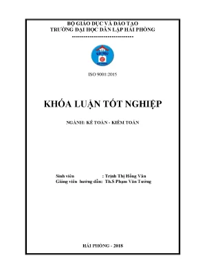 Luận văn hoàn thiện công tác kế toán vốn bằng tiền tại cn công ty cổ phần kính kala nhà máy kính trường sơn