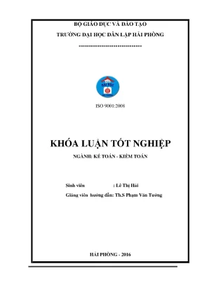 Luận văn hoàn thiện tổ chức kế toán doanh thu chi phí và xác định kết quả kinh doanh tại công ty quế phòng