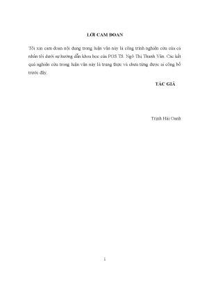 Luận văn thạc sĩ giải pháp nâng cao hiệu quả hoạt động cho vay tại ngân hàng thương mại cổ phần công thương việt nam chi nhánh khu công nghiệp quế võ
