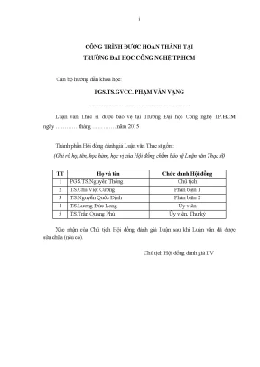 Luận văn thạc sĩ những yếu tố quan trọng ảnh hưởng tới sự tăng mức đầu tư trong giai đoạn thi công công trình dân dụng và công nghiệp ở tỉnh long an