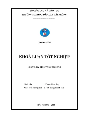 Luận văn nghiên cứu khả năng tách dầu nhờn khỏi bề mặt kim loại