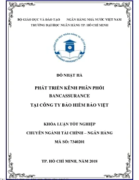 Phát triển kênh phân phối bancassurance tại công ty bảo hiểm bảo việt luận văn thạc sĩ tài chính ngân hàng