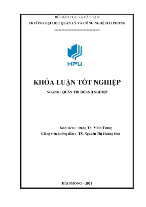 Luận văn biện pháp nâng cao hiệu quả sử dụng vốn tại công ty cổ phần cảng hải phòng