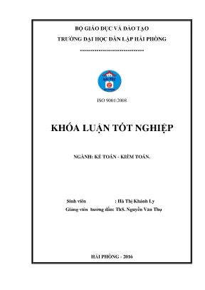Luận văn hoàn thiện công tác kế toán nguyên vật liệu tại công ty cổ phần bê tông và xây dựng hải phòng