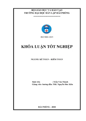 Luận văn hoàn thiện tổ chức kế toán doanh thu chi phí và xác định kết quả kinh doanh tại công ty cổ phần đầu tư và xuất nhập khẩu súc sản gia cầm hải phòng