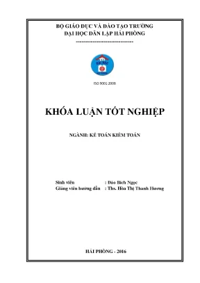 Luận văn hoàn thiện công tác lập và phân tích bảng cân đối kế toán tại công ty cổ phần cơ khí thương mại hoàng minh