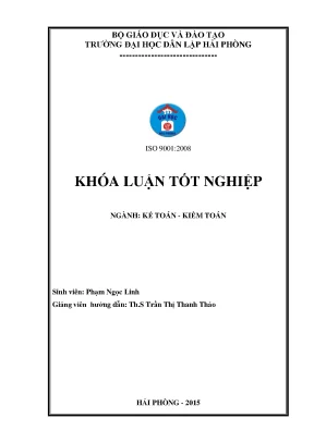 Luận văn hoàn thiện công tác kiểm toán khoản mục doanh thu bán hàng và giá vốn hàng bán trong kiểm toán báo cáo tài chính do công ty tnhh kiểm toán việt anh