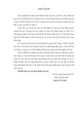 Luận văn các yếu tố tác động tới hoạt động truyền thông mạng xã hội của doanh nghiệp nghiên cứu điển hình trên mạng xã hội facebook