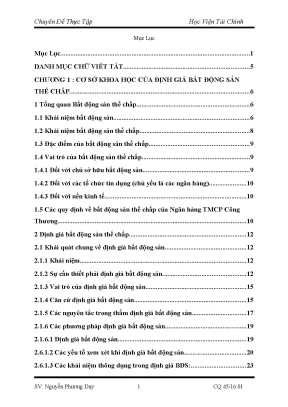 Luận văn học viện tài chính aof thực trạng công tác định giá bđs thế chấp tại ngân hàng tmcp công thương việt nam chi nhánh tây hà nội