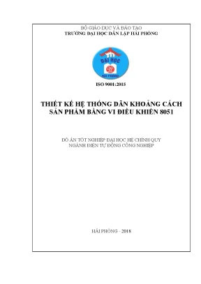 Luận văn thiết kế hệ thống dãn khoảng cách sản phẩm bằng vi điều khiển 8051
