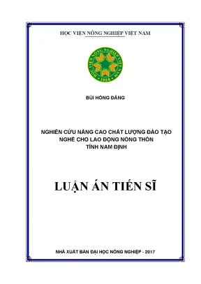 Luận án tiến sĩ ngành quản trị kinh doanh nhân tố ảnh hưởng đến thực hiện trách nhiệm xã hội của các doanh nghiệp thuộc tập đoàn dệt may việt nam