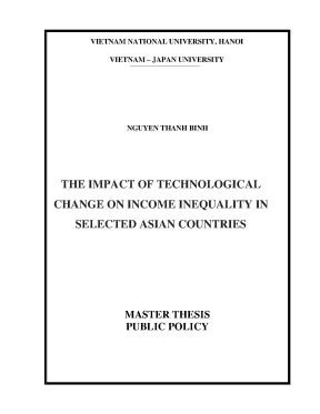 Luận văn thạc sĩ the impact of technological change on income inequality in selected asian countries
