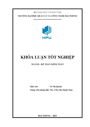 Luận văn hoàn thiện công tác kế toán vốn bằng tiền tại công ty tnhh thương mại và vận tải hưng phát