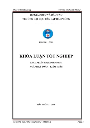 Luận văn hoàn thiện tổ chức kế toán doanh thu chi phí và xác định kết quả kinh doanh tại công ty cổ phần đầu tư và xây lắp thương mại
