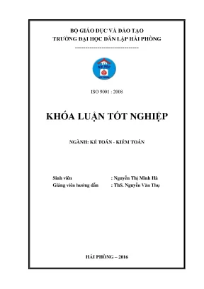 Luận văn hoàn thiện công tác kế toán thanh toán với người mua người bán tại công ty cổ phần vận tải quốc tế thái dũng