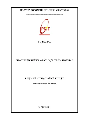 Luận văn phát hiện tiếng ngáy dựa trên học sâu