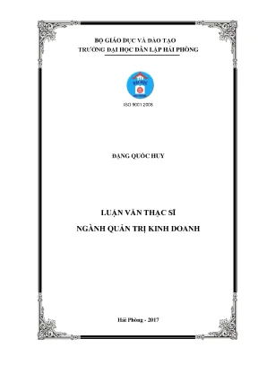 Luận văn phân tích và đề xuất các giải pháp hoàn thiện công tác quản lý dự án xây dựng cơ sở hạ tầng kỹ thuật khu đô thị mới ngã 5 sân bay cát bi