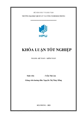 Luận văn hoàn thiện công tác kế toán hàng hóa tại công ty tnhh thương mại và dịch vụ toàn tâm