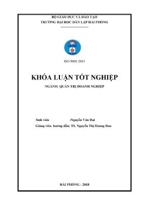 Luận văn nâng cao hiệu quả quản lí và sử dụng nguồn nhân lực tại công ty tnhh miki industry việt nam