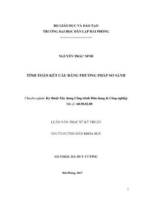 Luận văn thạc sĩ tính toán kết cấu bằng phương pháp so sánh