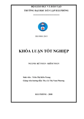 Luận văn hoàn thiện công tác kế toán vốn bằng tiền tại công ty cổ phần xây dựng thương mại việt khánh