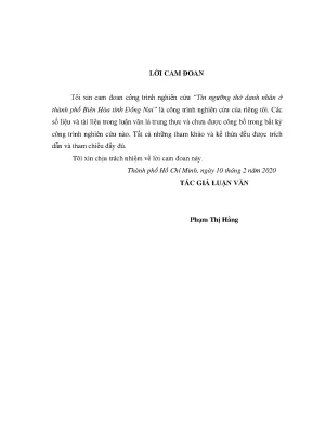 Luận văn nghi lễ vòng đời của người nùng ở huyện thống nhất tỉnh đồng nai trong bối cảnh hiện nay