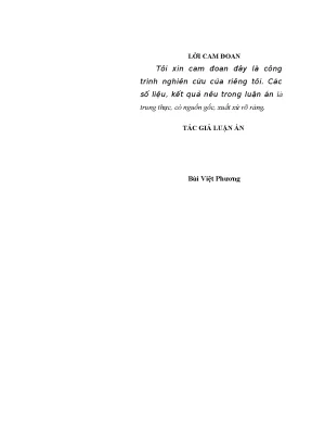 Luận án bồi dưỡng phong cách lãnh đạo cho đội ngũ bí thư chi bộ đại đội ở các đảng bộ trường sĩ quan quân đội hiện nay