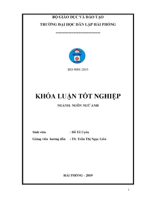 Luận văn a study on translating lyrics of some common english songs into vietnamese