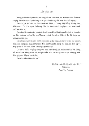 Luận văn nâng cao hiệu quả sử dụng lao động tại nhà hàng buffet lẩu nƣớng tbq công ty cổ phần thƣơng mại và dịch vụ tbq thái bình 1