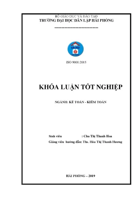 Luận văn hoàn thiện công tác lập và phân tích bảng cân đối kế toán tại công ty cổ phần công nghiệp điện hải phòng