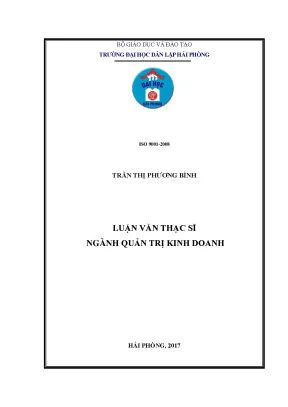 Luận văn một số biện pháp nâng cao hiệu quả sản xuất kinh doanh tại công ty cổ phần kinh doanh nước sạch số 2 hải phòng