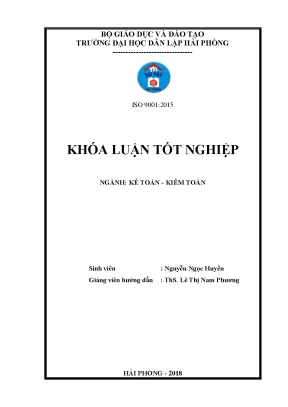 Luận văn hoàn thiện tổ chức kế toán tiền lương và các khoản trích theo lương tại công ty cổ phần cấp nước xây dựng hải phòng