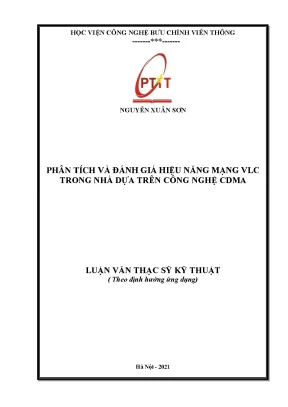 Luận văn phân tích và đánh giá hiệu năng mạng vlc trong nhà dựa trên công nghệ cdma