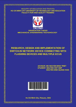 Luận văn thạc sĩ research design and implementation of switch in network device connecting with flashing devices and multiple ecus
