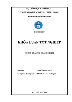 Luận văn một số biện pháp nâng cao hiệu quả sử dụng nguồn nhân lực tại công ty tnhh thương mại và dịch vụ tuấn lộc