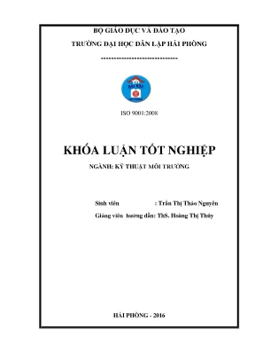 Luận văn lập đánh giá tác động môi trường cho dự án thông luồng nạo vét tại khu vực cửa sa cần sông trà bồng thuộc khu kinh tế dung quấtv