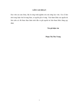 Luận văn giải pháp tăng cường công tác thu hút đầu tư trực tiếp nước ngoài tại tỉnh