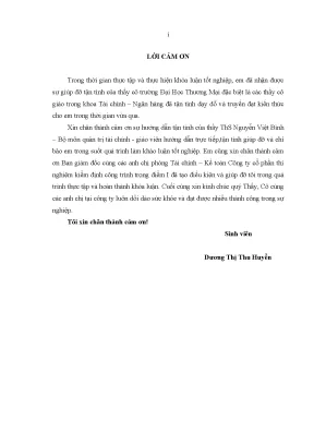 Luận văn quản trị khoản phải thu tại công ty cổ phần thí nghiệm ki m định công trình trọng đi m i