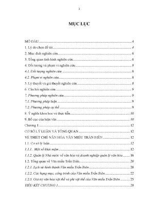 Luận văn quản lý thiết chế văn hóa văn miếu trấn biên ở biên hòa đồng nai