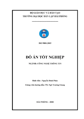 Luận văn phân đoạn ảnh dựa trên thuật toán nở vùng