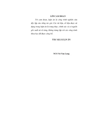 Luận án tiến sĩ đảng lãnh đạo phát triển nông nghiệp ứng dụng công nghệ cao từ năm 2011 đến năm 2020