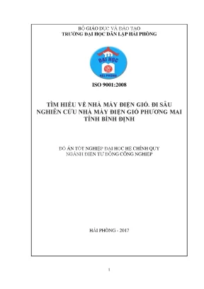 Luận văn tìm hiểu về nhà máy điện gió đi sâu nghiên cứu nhà máy điện gió phương mai tỉnh bình định