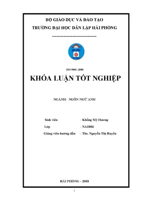 Luận văn how to help first year english majors at hpu avoid common mistakes in speaking lessons